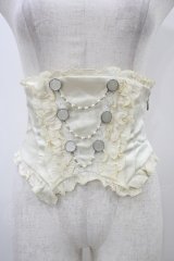 Sheglit / "Sirenetta"パールコルセット  アイボリー H-25-12-02-1013-EL-ZA-KB-ZH