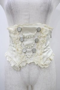 Sheglit / "Sirenetta"パールコルセット  アイボリー H-25-12-02-1013-EL-ZA-KB-ZH
