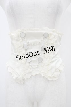 画像1: Sheglit / "Sirenetta"パールコルセット  アイボリー H-25-12-02-1013-EL-ZA-KB-ZH