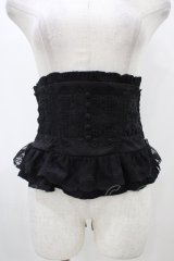 Sheglit / "Clarinette"レースコルセット  ブラック H-25-12-02-1014-EL-ZA-KB-ZH