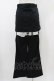 画像2: PEACE NOW / レッグカバー付レースアップパンツ  黒 H-25-12-02-1015-PU-PA-KB-ZH (2)