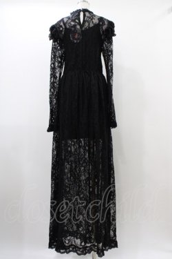 画像2: KILL STAR / Enmity Maxi Dress M ブラック H-25-12-02-1016-SL-OP-KB-ZH