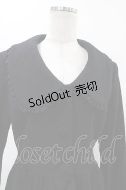 画像4: ATELIER PIERROT / 姫袖ロングコート  ブラック H-25-12-02-1018-EL-CO-KB-ZH