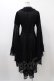 画像2: Qutie Frash / 後ろロングカーディガン  黒 H-25-12-02-1019-QU-TO-KB-ZH (2)