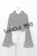 ATELIER PIERROT / 姫袖ショートコート  ブラック H-25-12-02-1020-EL-CO-KB-ZH