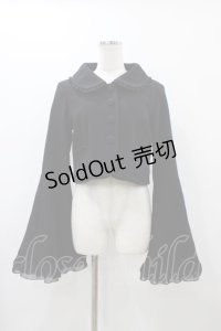 ATELIER PIERROT / 姫袖ショートコート  ブラック H-25-12-02-1020-EL-CO-KB-ZH