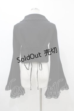 画像2: ATELIER PIERROT / 姫袖ショートコート  ブラック H-25-12-02-1020-EL-CO-KB-ZH