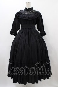 Sheglit / 紫陽花のレースドレス  ブラック H-25-12-02-1024-EL-OP-KB-ZT240