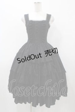 画像1: Vallee lys / Eternal Classicジャンパースカート  ブラック H-25-12-02-1026-GO-OP-KB-ZH