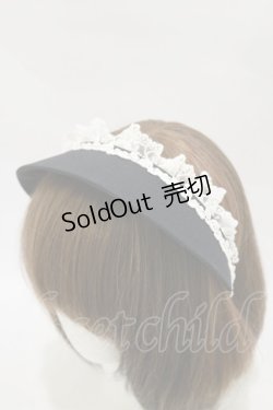 画像1: marcHenTica / メリッサココシニクカチューシャ  ブラック H-25-12-02-022-LO-AC-NS-ZH