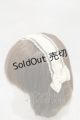 m petit by misako / AM*NIヘッドドレスA  生成り H-25-12-02-003-LO-AC-NS-ZH