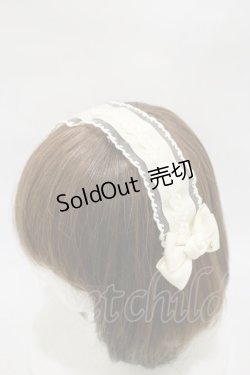 画像1: m petit by misako / AM*NIヘッドドレスA  生成り H-25-12-02-003-LO-AC-NS-ZH