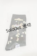 PINK HOUSE / メリーゴーラウンド柄ソックス  ブラック H-25-12-02-024-LO-ZA-NS-ZH