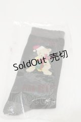 PINK HOUSE / クリスマスベアーズソックス  ブラック H-25-12-02-025-LO-ZA-NS-ZH