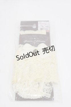 画像1: Kurumi Collaboration / CLK*レースグローブ  アイボリー H-25-12-02-027-LO-ZA-NS-ZH