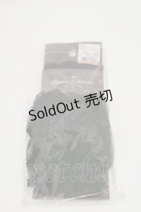 Kurumi Collaboration / CLK*レースグローブ  ブラック H-25-12-02-028-LO-ZA-NS-ZH