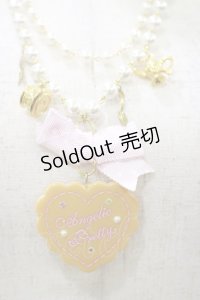 Angelic Pretty / Wonderクッキーネックレス  ピンク H-25-12-02-033-AP-AC-NS-ZH