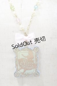 Angelic Pretty / Upside Down Storyアリスネックレス  ゴールド H-25-12-02-034-AP-AC-NS-ZH