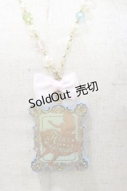 画像1: Angelic Pretty / Upside Down Storyアリスネックレス  ゴールド H-25-12-02-034-AP-AC-NS-ZH