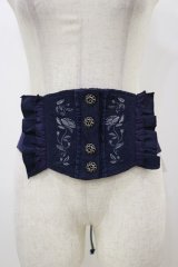 Hoshibako Works / 藤花集 中華風刺繍　コルセット Free ネイビー H-25-12-02-035-LO-ZA-NS-ZH