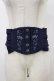 画像1: Hoshibako Works / 藤花集 中華風刺繍　コルセット Free ネイビー H-25-12-02-035-LO-ZA-NS-ZH (1)