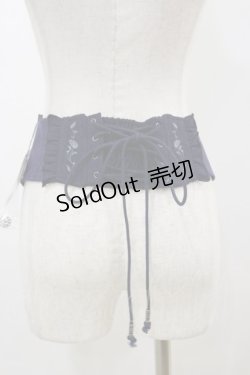 画像2: Hoshibako Works / 藤花集 中華風刺繍　コルセット Free ネイビー H-25-12-02-035-LO-ZA-NS-ZH