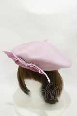 Maria pipi / ベルベットリボンベレー  ピンク H-25-12-02-005-EL-AC-NS-ZH