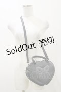 FLC / MINA*ハートショルダーバッグ  ブラック H-25-12-02-037-LO-BG-NS-ZH