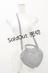 FLC / MINA*ハートショルダーバッグ  ブラック H-25-12-02-037-LO-BG-NS-ZH