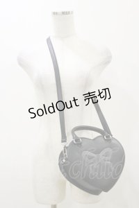 FLC / MINA*ハートショルダーバッグ  ブラック H-25-12-02-037-LO-BG-NS-ZH