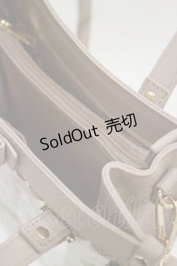 画像2: axes femme / ローズ刺繍スクエアバッグ  ピンク H-25-12-02-041-AX-BG-NS-ZH