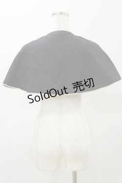 画像2: Innocent World / スタンドカラーケープ付きコートのケープ Free ブラック H-25-12-02-045-IW-TO-NS-ZH