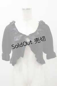 metamorphose / ハートすかしあみ半袖ボレロ Free ブラック H-25-12-02-047-ME-TO-NS-ZH