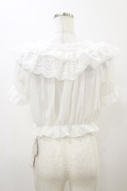 画像2: Lolitime（海外ロリータブランド） / フリルブラウス Free ホワイト H-25-12-02-054-LO-BL-NS-ZH
