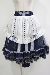 Ozz oneste / Star Wizardエプロン付スカート  ネイビー H-25-12-03-029-OO-SK-KB-ZH