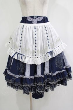 画像1: Ozz oneste / Star Wizardエプロン付スカート  ネイビー H-25-12-03-029-OO-SK-KB-ZH