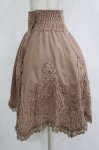 画像2: Rozen Kavalier / レースハイウエストスカート  茶 H-25-12-03-033-OO-SK-KB-ZH (2)