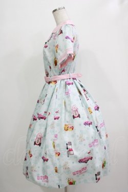 画像2: Emily Temple cute / アメリカンダイナーワンピース  サックス H-25-12-03-004-ET-OP-KB-ZH