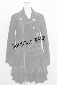 ALGONQUINS / ストライプライダースワンピース F 黒 H-25-12-03-037-AL-OP-KB-ZH