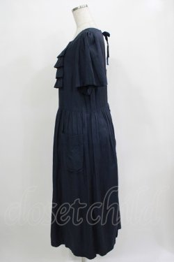 画像2: Jane Marple Dans Le Salon / バックリボンドレス M ネイビー H-25-12-03-038-JM-OP-KB-ZH