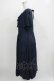 画像2: Jane Marple Dans Le Salon / バックリボンドレス M ネイビー H-25-12-03-038-JM-OP-KB-ZH (2)