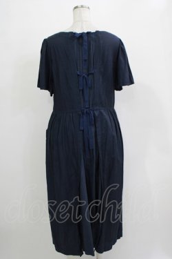 画像3: Jane Marple Dans Le Salon / バックリボンドレス M ネイビー H-25-12-03-038-JM-OP-KB-ZH