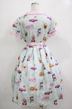 画像3: Emily Temple cute / アメリカンダイナーワンピース  サックス H-25-12-03-004-ET-OP-KB-ZH