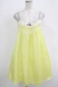 Emily Temple cute / プチローズノースリーブワンピース  イエロー H-25-12-03-039-ET-OP-KB-ZH