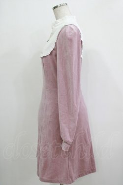 画像2: Candy Stripper / MY GIRL VELOUR ONE-PIECE S ピンク H-25-12-03-043-PU-OP-KB-ZH
