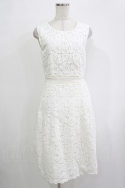 画像1: Jane Marple Dans Le Salon / コットンレースドレス M ホワイト H-25-12-03-044-JM-OP-KB-ZH