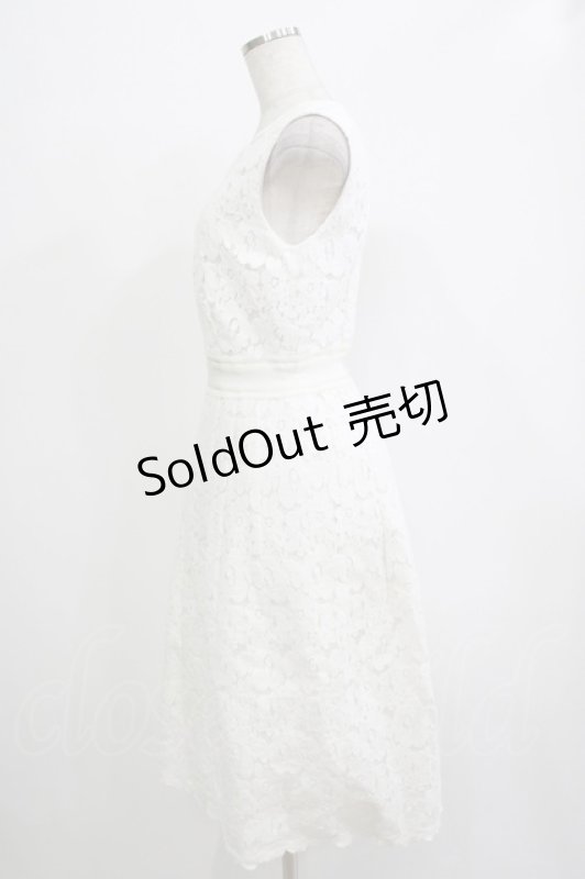 画像2: Jane Marple Dans Le Salon / コットンレースドレス M ホワイト H-25-12-03-044-JM-OP-KB-ZH (2)