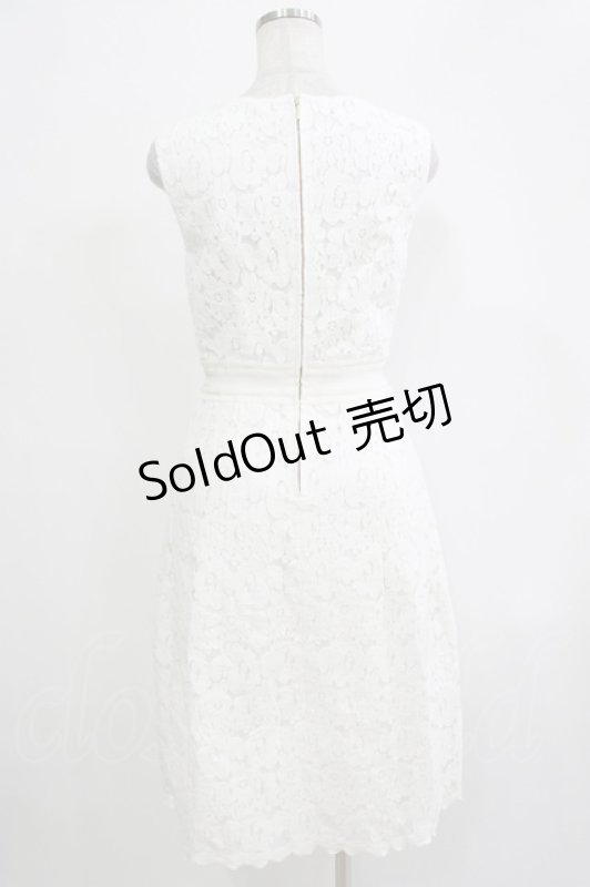 画像3: Jane Marple Dans Le Salon / コットンレースドレス M ホワイト H-25-12-03-044-JM-OP-KB-ZH (3)