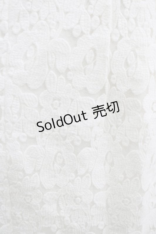 画像4: Jane Marple Dans Le Salon / コットンレースドレス M ホワイト H-25-12-03-044-JM-OP-KB-ZH (4)