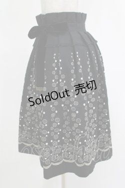 画像2: Jane Marple / ドット刺繍スカート  黒 H-25-12-03-045-JM-SK-KB-ZH